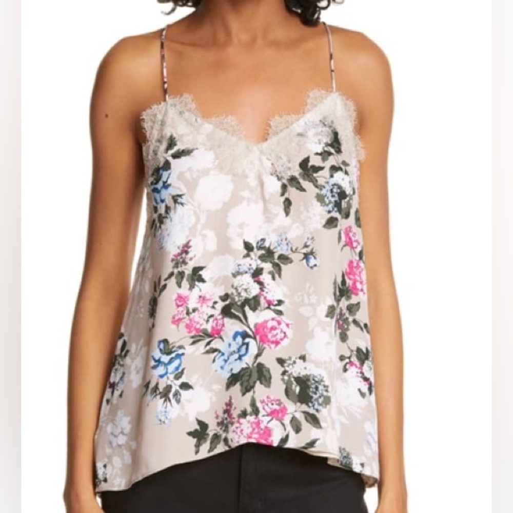 CAMI NYC BNWT SILK LACE CAMISOLE S